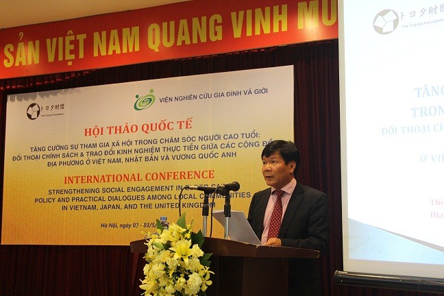 Prof. Dr. Nguyen Quang Thuan delivered the opening speech at the workshop
