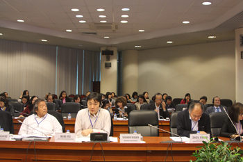 Prof., Dr. Ryo IKEBE was giving his paper at the symposium