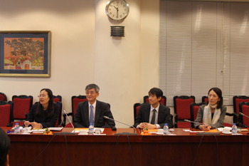 The delegation from Japan National Graduate Institute for Policy Studies (GRIPS)