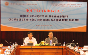 Prof. Dr. Nguyen Xuan Thang and Assoc. Prof. Sci. Dr. Bui Quang Dung were co-chairmen of the Conference