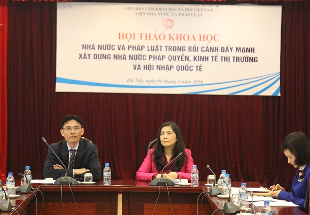 Assoc. Prof. Dr. Nguyen Duc Minh and Dr. Le Mai Thanh <br>chaired the Session 2