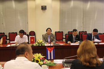 The delegation of Vietnam Academy of Social Sciences