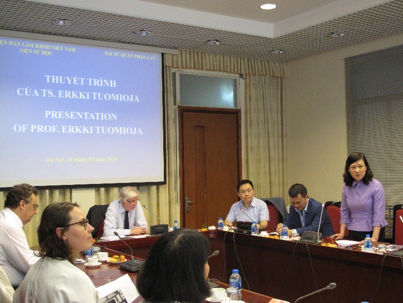 Dr. Tran Thi Phuong Hoa spoke at the seminar