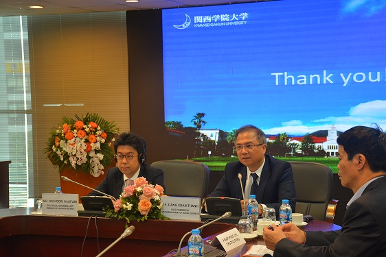 Mr. Nishigori Naofumi and Dr. Dang Xuan Thanh chaired the workshop